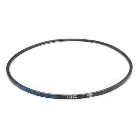 D&D 3V500 Wedge V-Belt, 50 in Outside Length, 3/8 in Top Width, 5/16 in Thickness, 1 Ribs 3V500